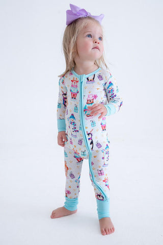 Birdie Bean Bamboo Convertible Footie Romper - Fritz (Nutcrackers and Gift Boxes)
