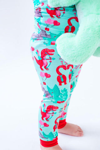 Birdie Bean Boy's Long Sleeve Pajama Set - Arlo (Green Dinos)
