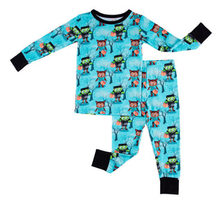 Birdie Bean Boy's Long Sleeve Pajama Set - Jasper (Monsters and Werewolves)