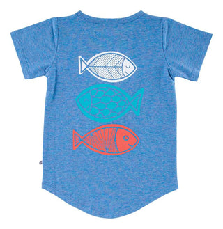Birdie Bean Boy's Short Sleeve Graphic T-Shirt - Fishing