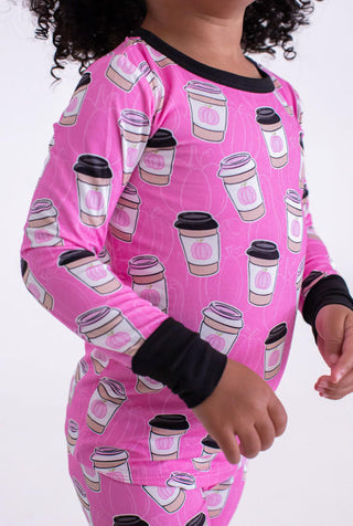 Birdie Bean Girl's Bamboo Long Sleeve Pajama Set - Maize