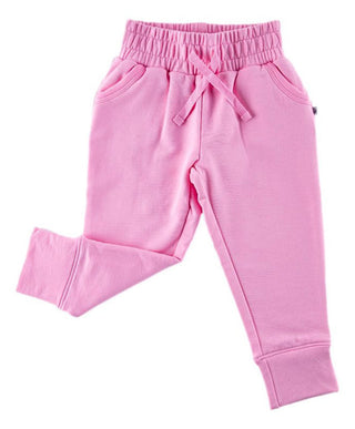 Birdie Bean Girl's Solid Bamboo Jogger - Prism Pink