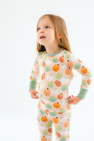 Birdie Bean Long Sleeve Pajama Set - Hazel Pumpkins