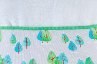 Birdie Bean Plush Toddler Blanket - Vail (Winter Trees)