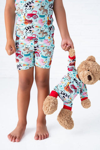 Birdie Bean Short Sleeve Pajama Set with Shorts - Morgan (Farm)