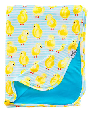 Birdie Bean Toddler Blanket - Charlie Chickens