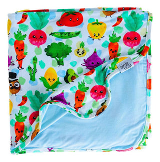 Birdie Bean Toddler Blanket - Griffin Veggies