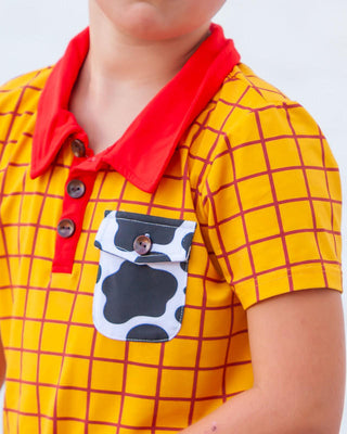 Eliza Cate and Co Boy's Cowboy BFF Fairytale Polo Shirt - PRE-ORDER