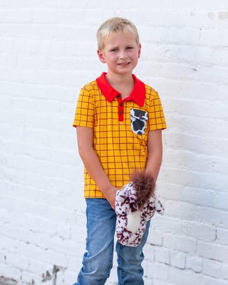 Eliza Cate and Co Boy's Cowboy BFF Fairytale Polo Shirt - PRE-ORDER