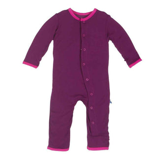 KicKee Pants Applique Coverall - Melody Hedgehog