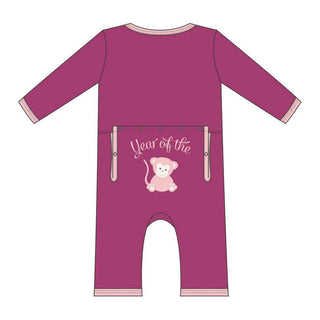 KicKee Pants Applique Coverall - Year of the Monkey Girl