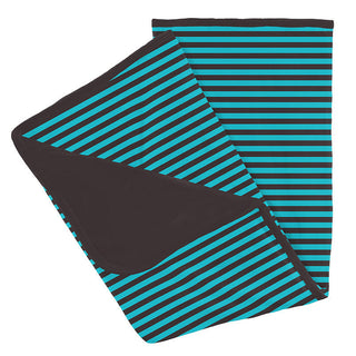 KicKee Pants Baby Boys Print Stroller Blanket - Rad Stripe