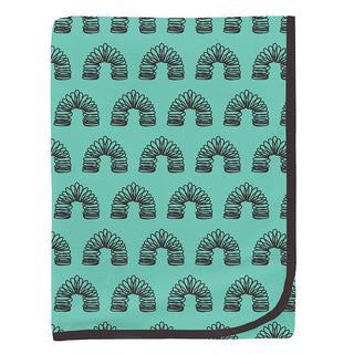 Baby Boys Print Swaddling Blanket, Glass Spring Toy - One Size Swaddling Blankets