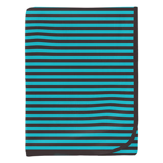 KicKee Pants Baby Boys Print Swaddling Blanket - Rad Stripe