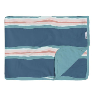Baby Boys Print Toddler Blanket, Abstract Prismatic Spring - One Size Swaddling & Receiving Blankets