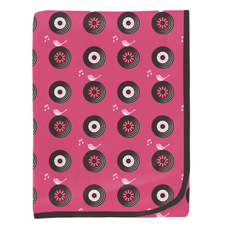 KicKee Pants Baby Girls Print Swaddling Blanket - Flamingo Record Birds