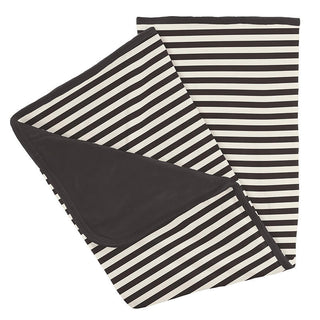 KicKee Pants Baby Print Stroller Blanket - Jailhouse Rock Stripe