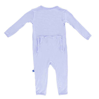 Kickee Pants Girl's Solid Coverall with Zipper - Lilac