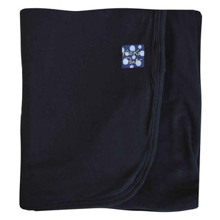 KicKee Pants Basic Solid Stroller Blanket - Midnight, One Size