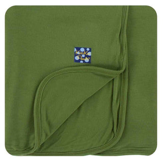 KicKee Pants Basic Solid Stroller Blanket - Moss, One Size