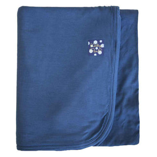 KicKee Pants Basic Solid Stroller Blanket - Twilight, One Size