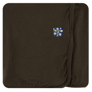KicKee Pants Basic Swaddling Blanket - Bark, One Size