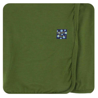KicKee Pants Basic Swaddling Blanket - Moss, One Size