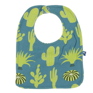 KicKee Pants Bib Set - Seagrass Tacos, Meadow Chili Peppers, and Seagrass Cactus, One Size