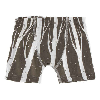 KicKee Pants Boxer Briefs Set - Dusty Sky Mountains and Falcon Snow