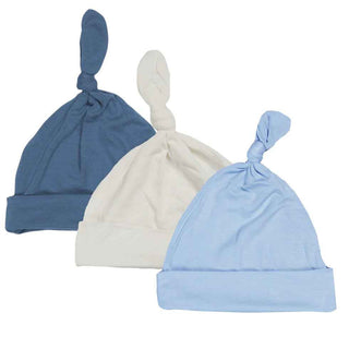 KicKee Pants Boys Newborn Hat Gift Set - Twilight, Natural, and Pond