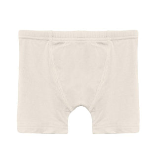 Boy's Print Bamboo Boxer Briefs (Set of 3) - Spring Sky Octopus Anchor, Natural & Feather Cloudy Sea KicKee Pants Size: 2T-3T