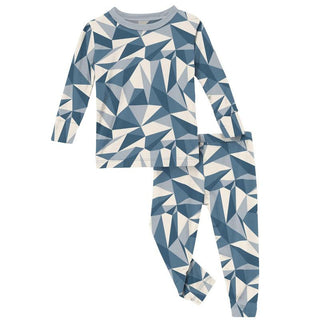 KicKee Pants Boy's Print Long Sleeve Pajama Set - Winter Ice