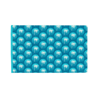 KicKee Pants Boy's Print Pillowcase - Cerulean Blue Palm Tree Sun