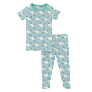 KicKee Pants Boys Print Short Sleeve Pajama Set - Windy Day Kites