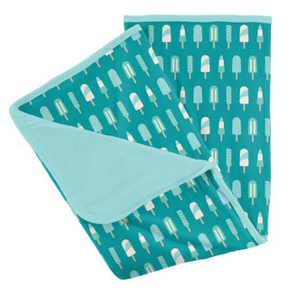 KicKee Pants Boys Print Stroller Blanket, Neptune Popsicles - One Size