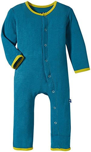KicKee Pants Boy's Solid Coverall with Snaps - Oasis with Citronella