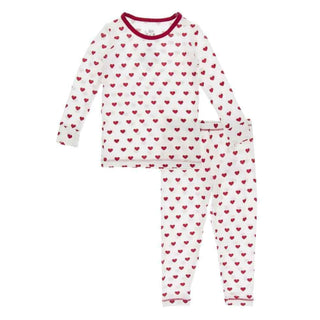 Celebrations Valentine's Pajama Set - Natural Hearts Baby & Toddler Sleepwear