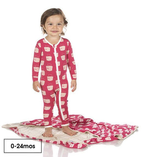KicKee Pants Coverall with Zipper - Cherry Pie Takeout