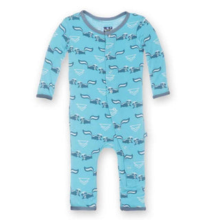 KicKee Pants Fitted Coverall - Confetti Skunk