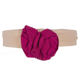 KicKee Pants Girls Flower Headband, Blossom with Rhododendron, One Size