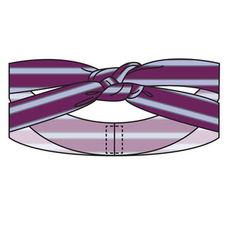 KicKee Pants Girls Knot Headband, Girl Tundra Stripe, One Size