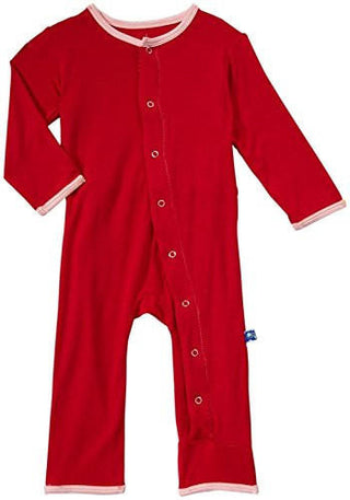 KicKee Pants Girl's Print Applique Coverall with Snaps - Balloon Popsicle