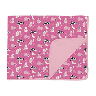 KicKee Pants Girl's Print Bamboo Toddler Blanket - Tulip Hey Diddle Diddle 