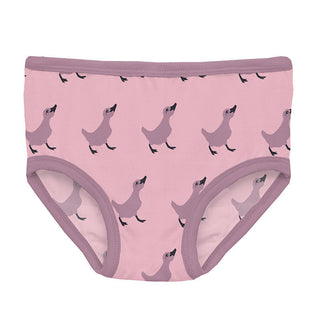 KicKee Pants Girl's Print Bamboo Underwear - Cake Pop Ugly Duckling 
