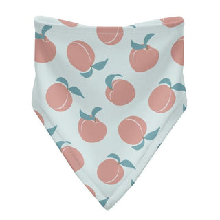 Girl's Print Bandana Bib, Fresh Air Peaches - One Size KicKee Pants