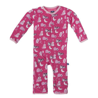 KicKee Pants Girls Print Coverall, Winter Rose Hey Diddle Diddle