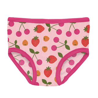 KicKee Pants Girl's Print Underwear - Lotus Berries