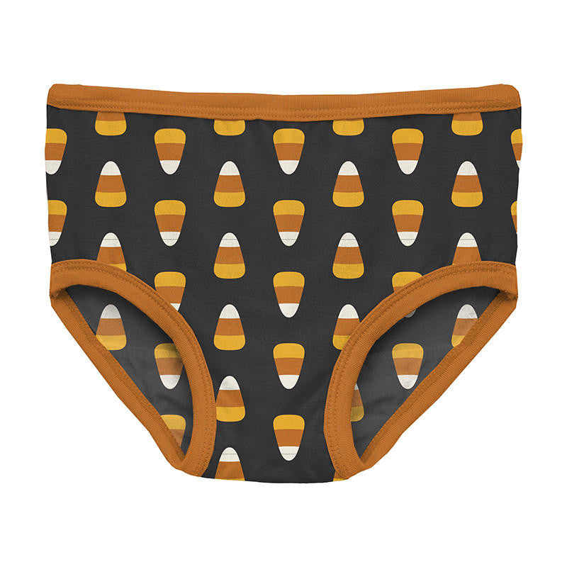 Kickee Pants Bamboo Girl's Underwear - Midnight Candy Corn – Baby