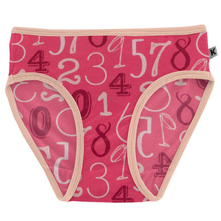 KicKee Pants Girls Print Underwear - Taffy Math