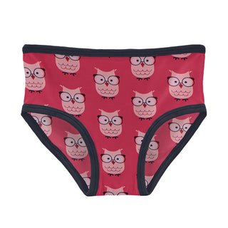 KicKee Pants Girls Print Underwear - Taffy Wise Owls